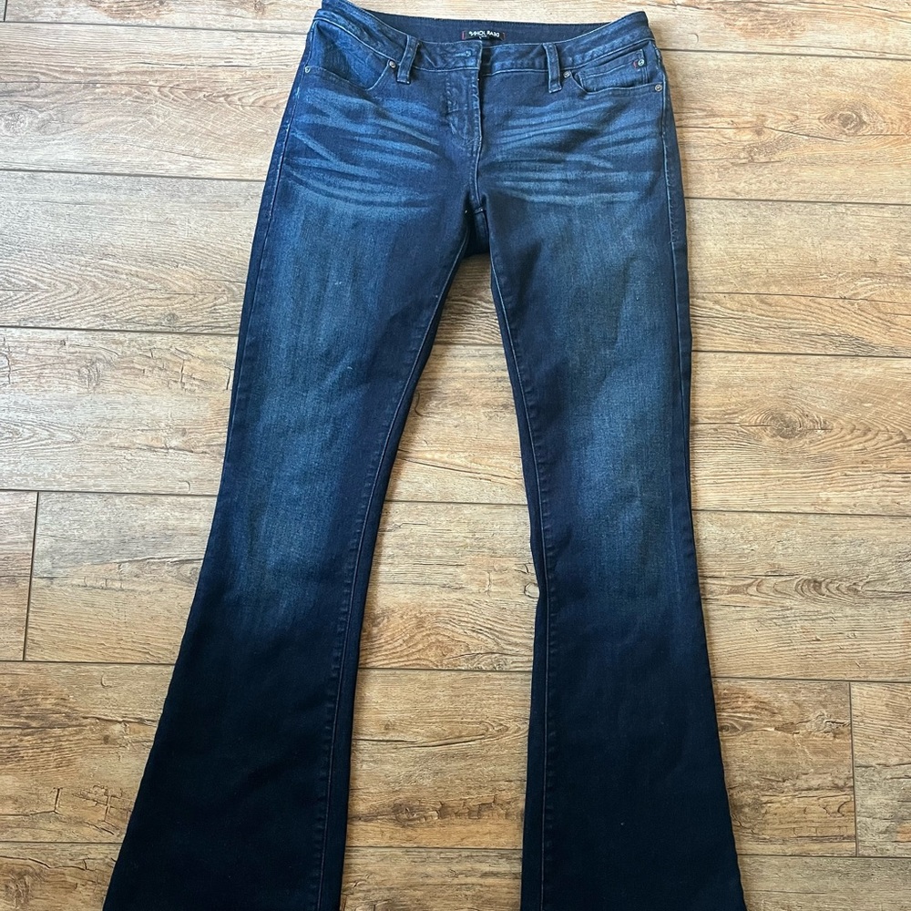 Dear John dark denim flare jeans. Size 28